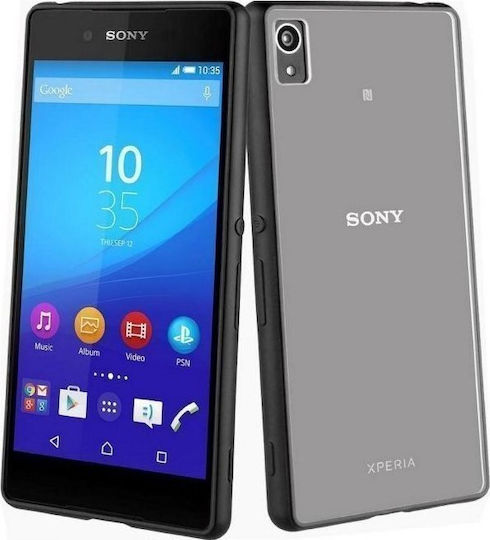Roxfit Back Cover Σιλικόνης Μαύρο (Xperia Z3 Plus)