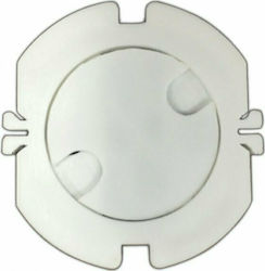 Telco Outlet Cover Protector made of Plastic in White Color 1pcs