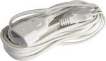 Eurolamp Extension Cable Cord 2x0.75mm²/3m White