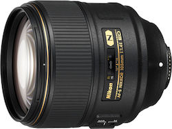 Nikon Full Frame Camera Lens AF-S Nikkor 105mm f/1.4E ED Telephoto for Nikon F Mount Black
