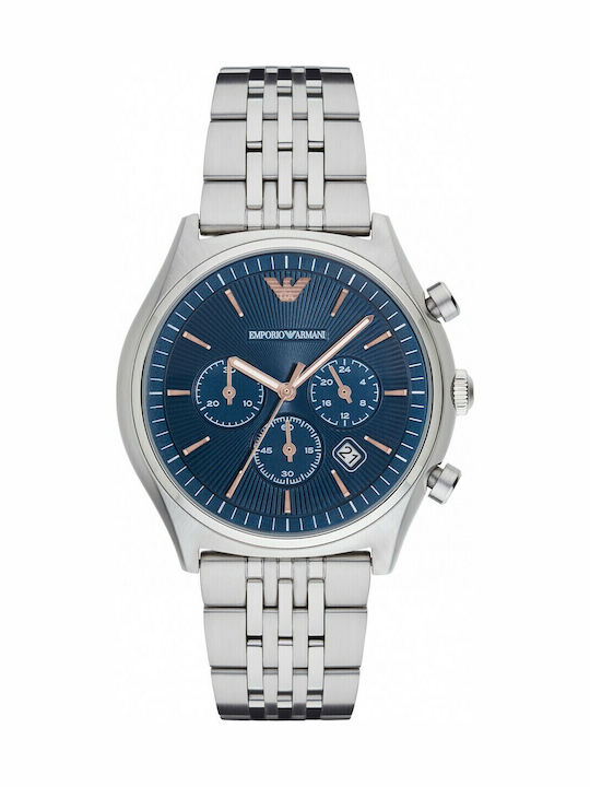 Emporio Armani Zeta Ανδρικό Ρολόι 43mm Χρονογρά...