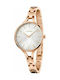 Calvin Klein Watch with Pink Gold Metal Bracelet K7E23646