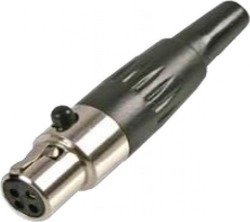 Audio Master MINIXLR Plug XLR female Silver