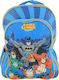 Creative Concepts Justice League School Bag Backpack Elementary, Elementary Light Blue