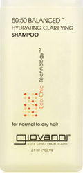 Giovanni 50:50 Balanced Hydrating-Clarifying Shampoos Reconstruction/Nourishment & Hydration 60ml Giovanni 50:50 Balanced Hydrating-Clarifying Shampoos Reconstruction/Nourishment & Hydration 60ml