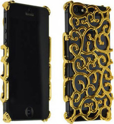 Ultra Slim 0.3mm Star Faceplate Net Style Gold (Apple iPhone 5S)