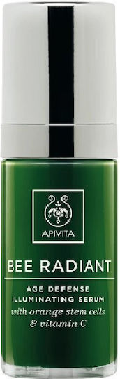 Apivita Bee Radiant Moisturizing & Anti-aging Booster Face with Vitamin C for Radiance & Revitalization 30ml