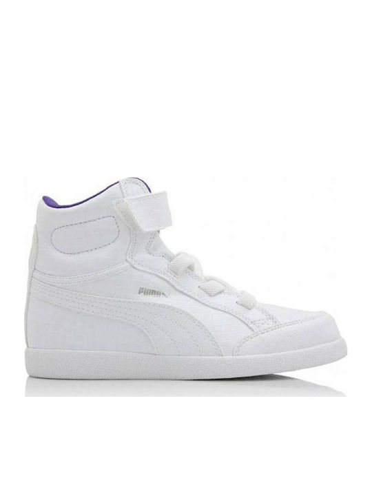 Puma Παιδικό Sneaker High Ikaz Serpent Λευκό