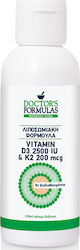 Doctor's Formulas Vitamin D3 2500iu & K2 200mcg Vitamin for Immune System Boost 2500iu 120ml