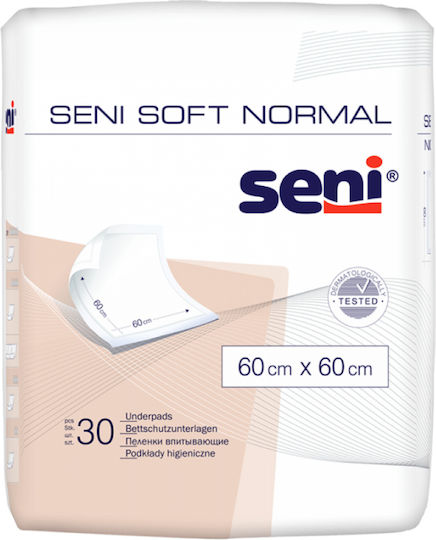 Seni Soft Normal Υποσέντονα Ακράτειας 60x90cm 30τμχ