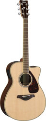 Yamaha Semi-Acoustic Guitar FSX830C Cutaway G010.00250 Natural