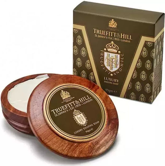 Truefitt & Hill Luxury Σαπούνι Ξυρίσματος σε Ξύλινο Μπολ 99gr