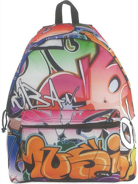 Extreme4Me Schulranzen Rucksack Junior High-High School Mehrfarbig