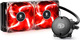 Deepcool Maelstrom 240T Red Wasserkühlungssystem für Prozessoren Doppelter Ventilator 120mm für Socket / / / /1/2/0/0/ /1/1/5/x/ mit RGB Beleuchtung Schwarz