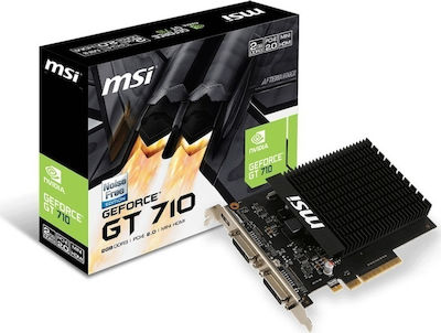 MSI GeForce GT 710 2GB GDDR3 Carte Grafică (V809-2204R)