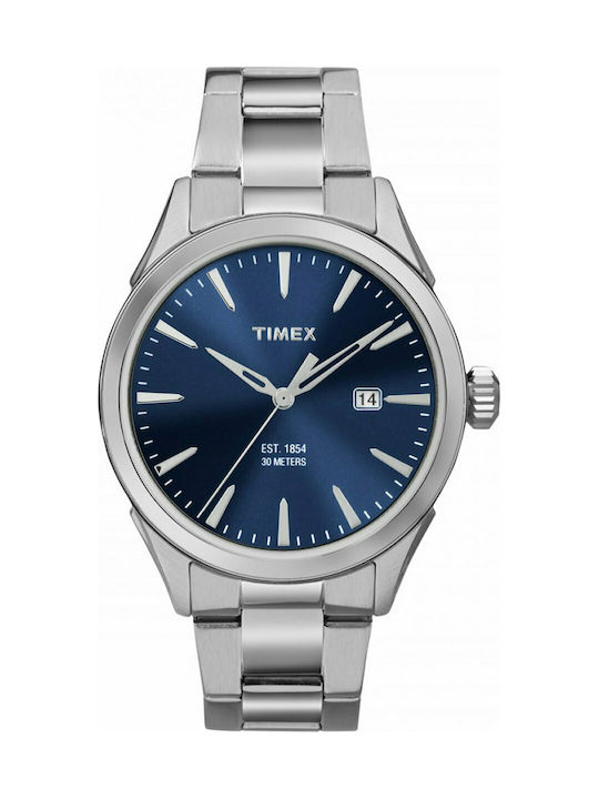 Timex Chesapeake Uhr Batterie mit Silber Metallarmband