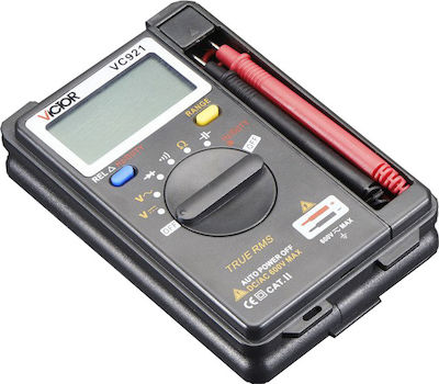 Victor VC921 Digitales Multimeter Herrenuhren Wahre Effektivwert mit Summer mit AC / DC / Widerstand / Kapazität / Temperaturmessung