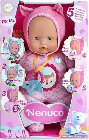 Giochi Preziosi Nenuco Baby Doll Set Soft for 1+ Years 30 cm (Various Designs) 1pc 4104-