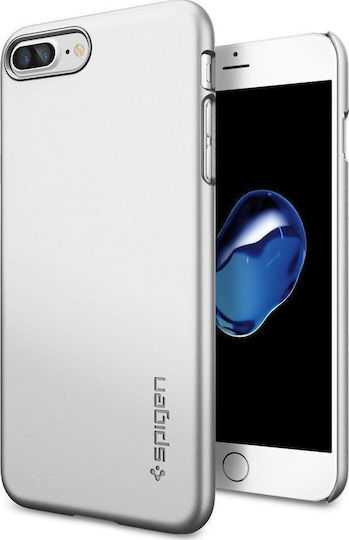 Spigen Thin Fit Back Cover Plastic 0.8mm Silver (iPhone 8/7 Plus)