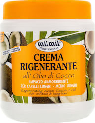 Milmil Professional Crema Rigenerante All'olio Di Cocco Μάσκα Μαλλιών 1000ml