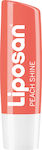 Liposan Peach Shine 4.8ml Lip Balm με Χρώμα 4.8gr