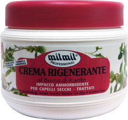 Milmil Professional Crema Rigenerante Al Burro Di Karite Μάσκα Μαλλιών 500ml