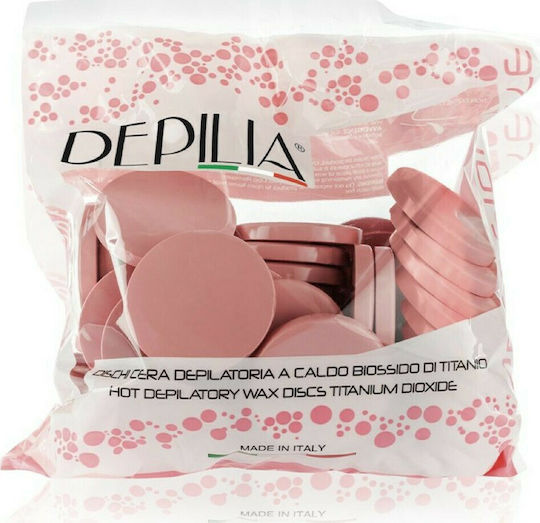 Depilia Hair Removal Wax Discs for Face & Body for Sensitive Skin Pink Titanium 1000ml