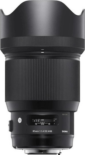 Sigma Full Frame Camera Lens 85mm f/1.4 DG HSM Art Telephoto for Canon EF Mount Black