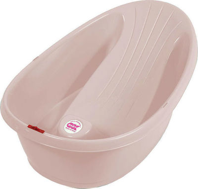 OK Baby Onda 3 Baby Bath with Thermometer Pink