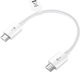Huawei Power Supply Convertor micro USB masculin în micro USB masculin Alb 1buc