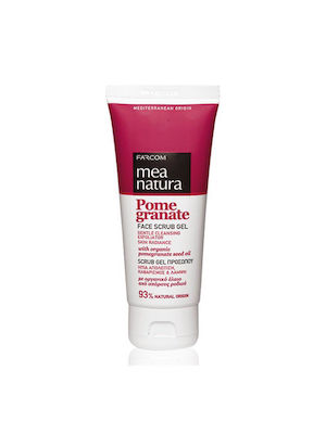 Farcom Mea Natura Scrub Προσώπου σε Gel Pomegranate 100ml