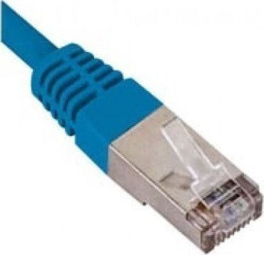 U/FTP (STP) Cat.5e (Gigabit) Καλώδιο Δικτύου Ethernet 0.5m Μπλε