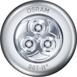 Osram LED Φωτιστικό Σποτάκι για Ντουλάπες με Μπαταρία και Αυτοκόλλητο Τοποθέτησης Dot-it