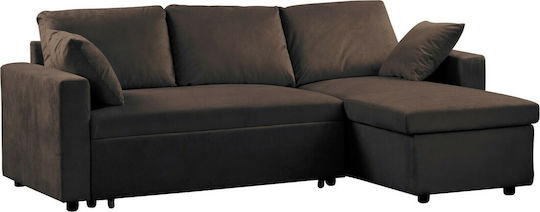 Montreal Γωνιακός Καναπές Κρεβάτι από Microfiber