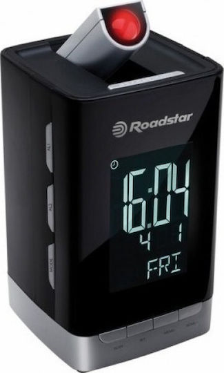 Roadstar CLR-2496P Digitale Schwarze Tischuhr Roadstar CLR-2496P Digitale Schwarze Tischuhr