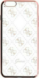 Guess Rose Gold Silicone Back Cover (iPhone 5/5...