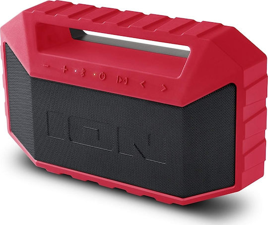 ION Audio Plunge Waterproof Bluetooth Speaker 20W with Battery Life up to 20 hours Red
