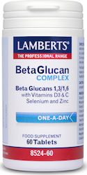 Lamberts Beta Glucan Complex Vitamin for Immune System Boost 60 tabs