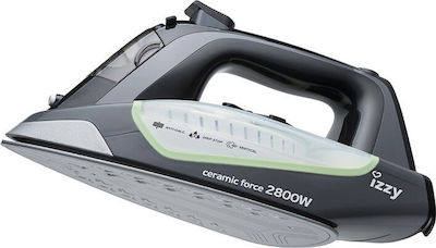 Izzy Ceramic Force 2085 Steam Iron 2800W with Continuous Steam 85g/min