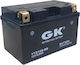 GK Closed Type Motorcycle Battery YTZ10S with Capacity 8.6Ah