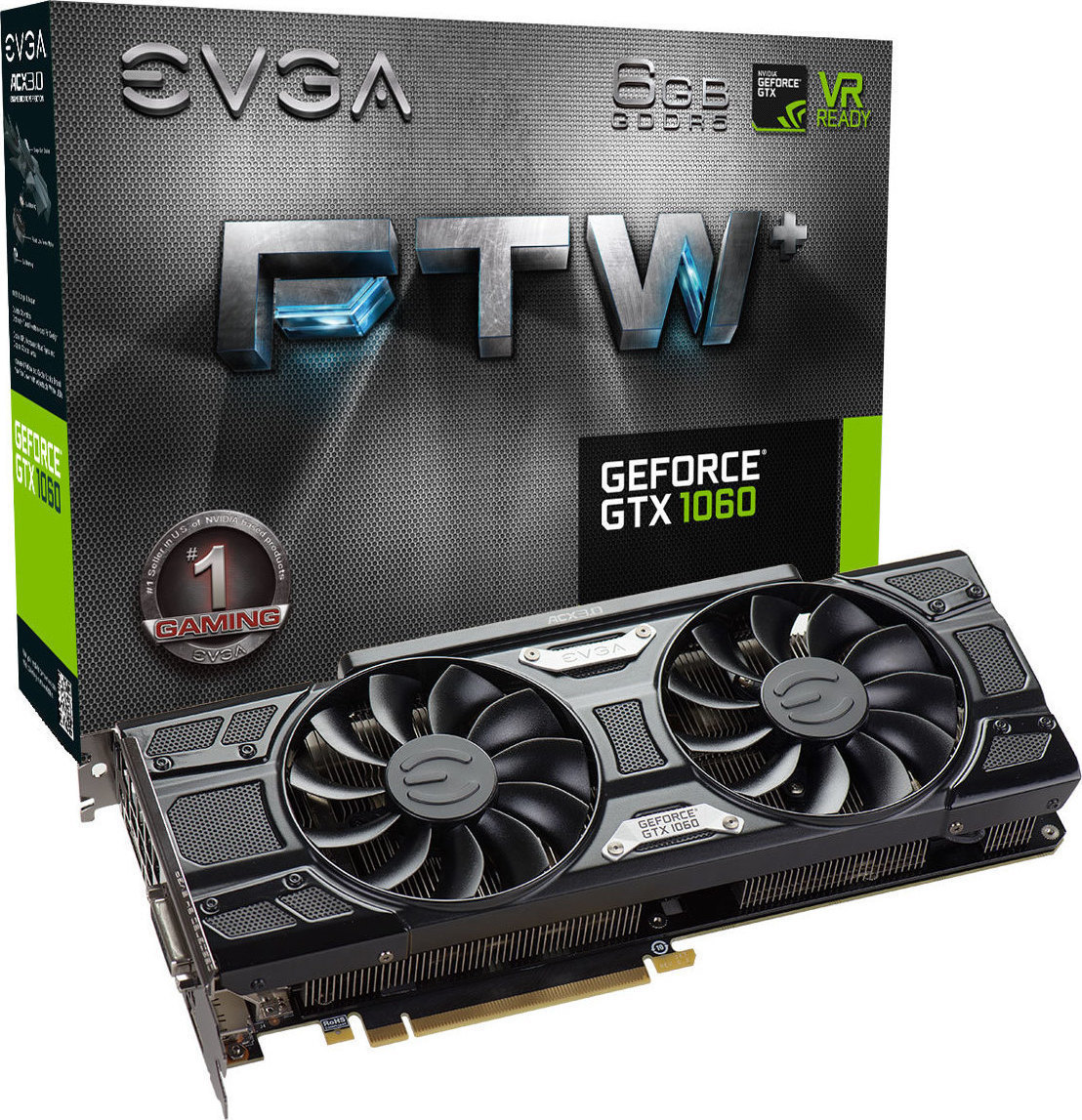 EVGA GeForce GTX1060 6GB FTW+ Gaming ACX 3.0 (06G-P4-6368-KR) | Skroutz.gr