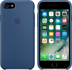 Apple Silicone Case Silicone Back Cover Blue (iPhone SE 2022/2020/8/7)