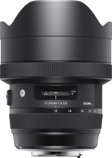 Sigma Full Frame Φωτογραφικός Φακός 12-24mm f/4 DG HSM Art Ultra-Wide Zoom / Wide Angle Zoom για Canon EF Mount Μαύρος