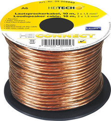 Heitech Cable 2x1.5mm - Ατερμάτιστο 10m (09004040)