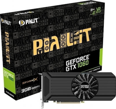 Palit GeForce GTX 1060 3GB StormX (NE51060015F9-1061F) | Skroutz.gr