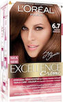 L'Oreal Professionnel Excellence Cream Colour Set Vopsea de Păr 6.7 Ciocolată 48ml