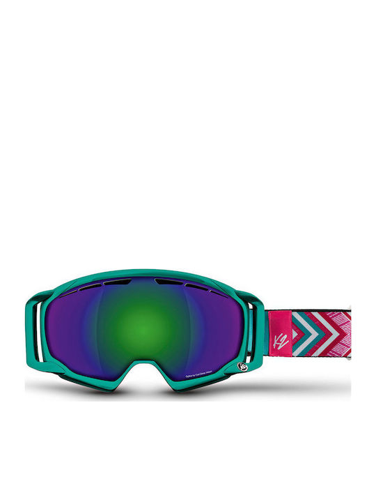 K2 Captura Μάσκα Σκι & Snowboard Ενηλίκων Πολύχ...