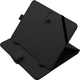Q-Tech NBQ-8 Flip Cover mit Tastatur auf Englisch US Schwarze (Universal 8")