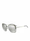 Emporio Armani Women's Sunglasses with Silver Metal Frame and Silver Mirror Lens EA2045 30156G