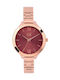 Visetti Classy Series Watch with Pink Gold Metal Bracelet